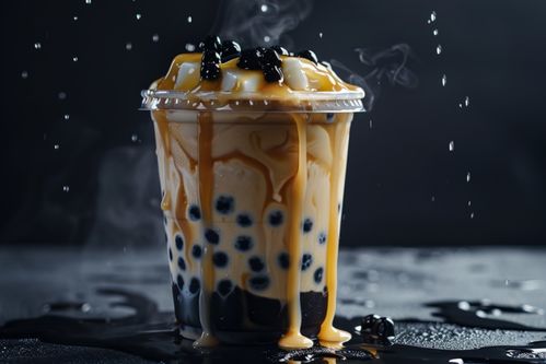 满足味蕾的珍珠奶茶饮品摄影图片 广告素材 下载至来源处